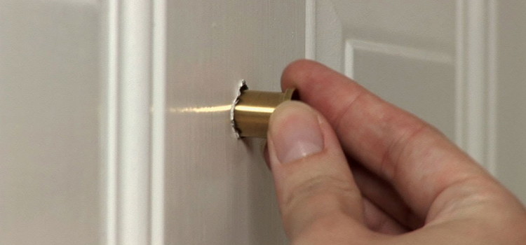 peephole door repair in Lathrop